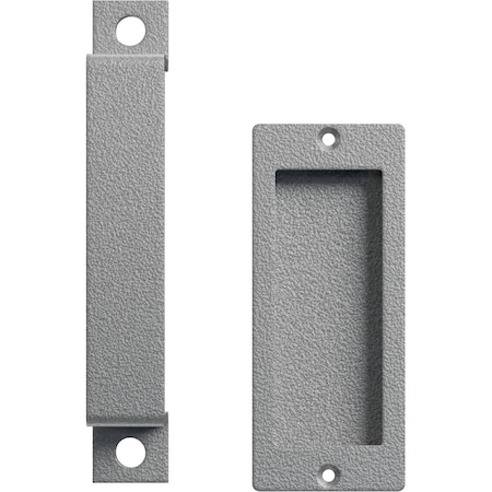 Ekena Millwork 7" Pull Handle & 6" Flush Pull for 1 3/4" Doors, PC Chrome GB6001PP4076CR